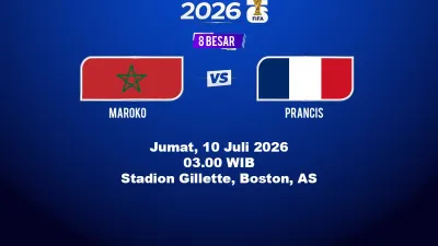 Prediksi Maroko vs Perancis 10 Juli 2026, Ulangan Semifinal Piala Dunia 2022 di Perempat Final