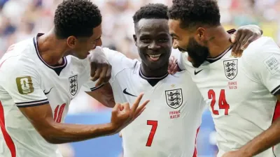 Bukayo Saka Hat-trick, Inggris Kunci Medali Perunggu