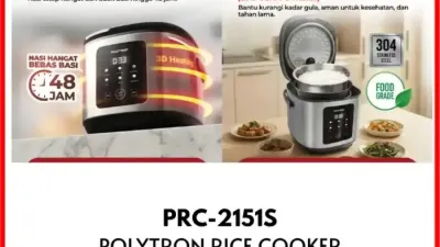 Rice Cooker Digital: 5 Pilihan untuk Nasi Tetap Pulen