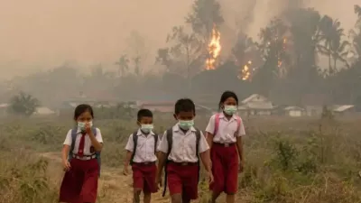 Kemenkes Tangani ISPA Wilayah Karhutla Secara Cepat