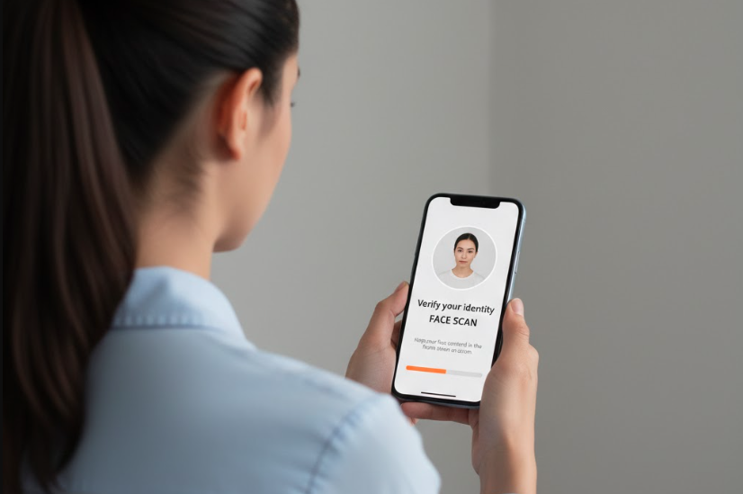 Ilustrasi Face Recognition di Buat Dengan Ai (FGP)