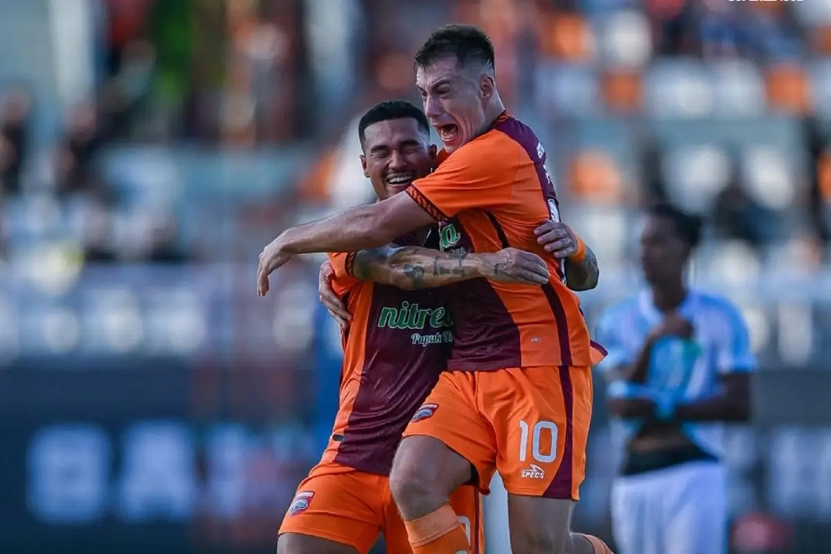 Selebarasi Pemain Borneo FC Mariano Peralta