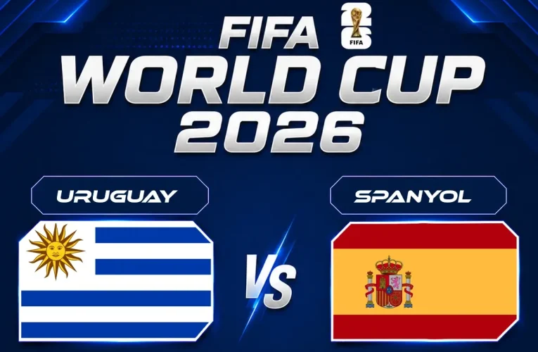 Jadwal Uruguay vs Spanyol Pukul 07.00 WIB di Estadio Akron