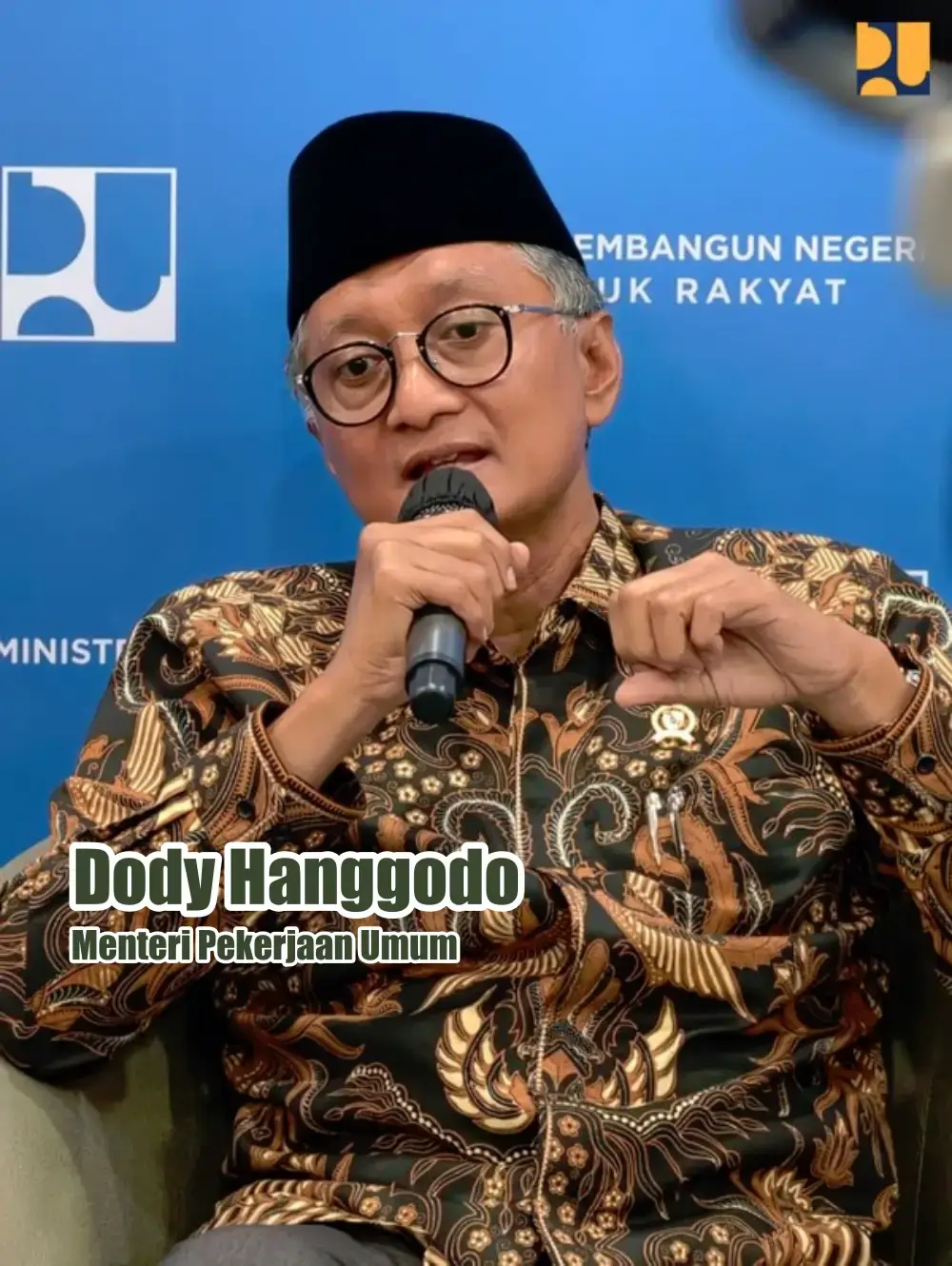 Menteri Pekerjaan Umum Dody Hanggodo