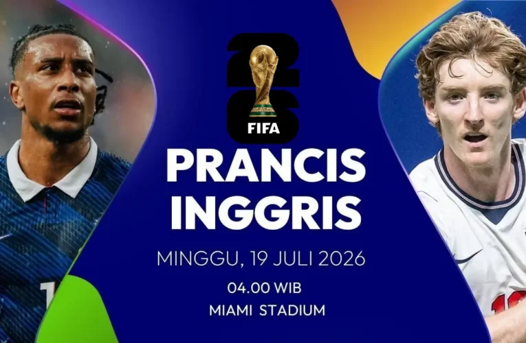 Prediksi Prancis vs Inggris 19 Juli 2026, Misi Perpisahan Deschamps dan Duel Mbappe-Kane