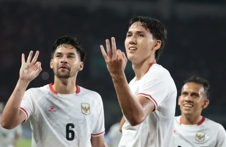 Timnas Indonesia Kalahkan Kamboja 5-1, Mitchell Baker Cetak Hattrick AFF 2026