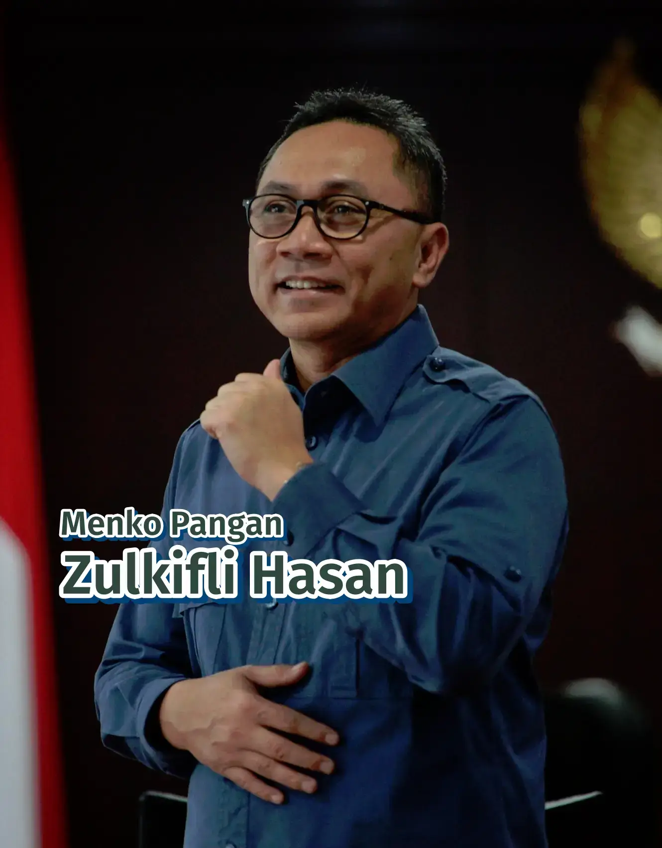 Menteri Koordinator Bidang Pangan Zulkifli Hasan