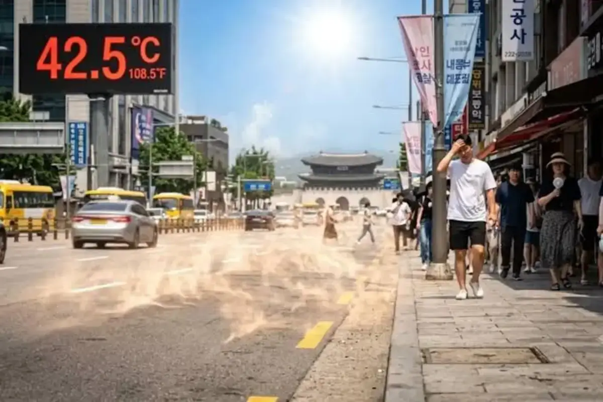 gelombang panas Korea Selatan